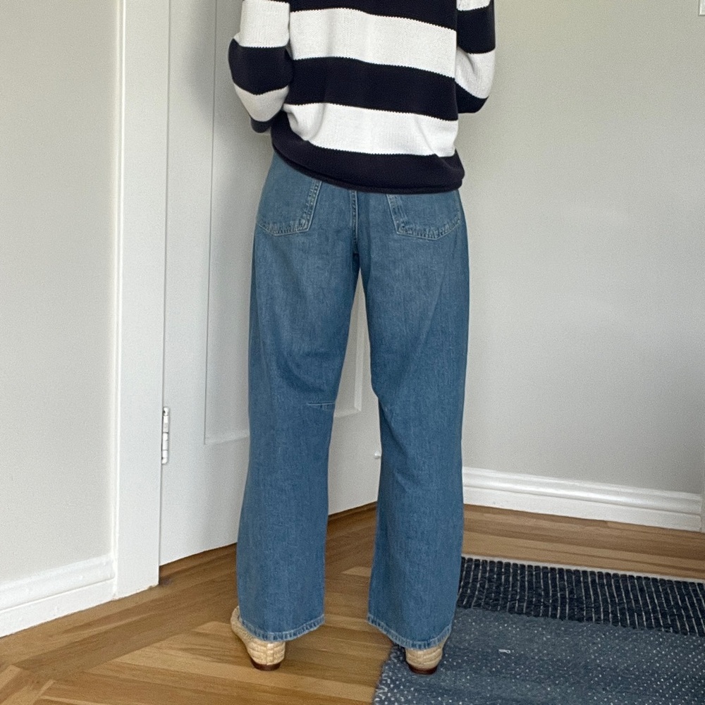 Zara Women's Gray Wide-Leg Jeans - Picture 8 of 13